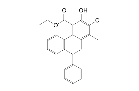 Ethyl 3-Hydroxy-2-chloro-1-methyl-9-phenyl-9,10-dihydro-phenanthrene-4-carboxylate