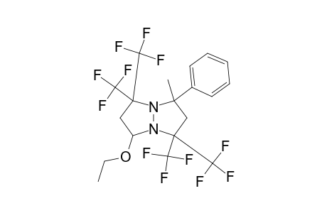 2-ETHOXY-6-METHYL-6-PHENYL-4,4,8,8-TETRAKIS-(TRIFLUOROMETHYL)-1,5-DIAZABICYCLO-[3.3.0]-OCTANE