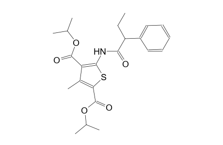 diisopropyl 3-methyl-5-[(2-phenylbutanoyl)amino]-2,4-thiophenedicarboxylate