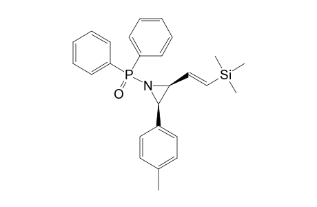 N-DIPHENYLPHOSPHINOYL-2-(BETA-TRIMETHYLSILYL)-VINYL-3-(PARA-METHYL)-PHENYL-AZIRIDINE