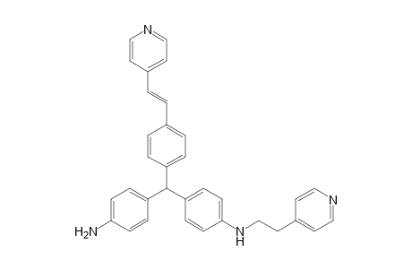 (E)-N-[4-[(Aminophenyl)[4-[2-(4-Pyridyl)ethenyl]phenyl]methyl]phenyl]-4-pyridineethanamine
