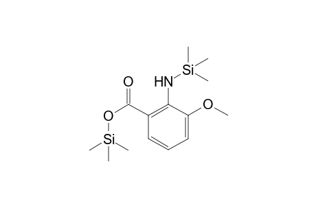 2-Amino-3-methoxybenzoic acid, 2TMS