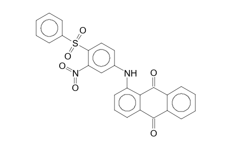 1-(3-Nitro-4-phenylsulfonylanilino)anthraquinone