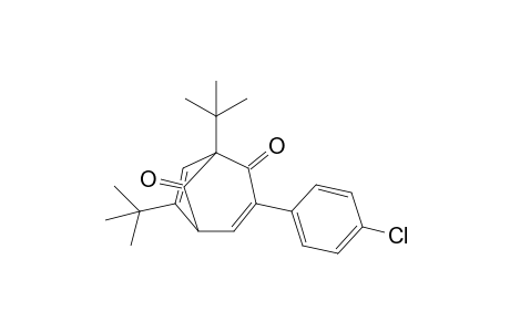 1,6-Bis(1,1-dimethylethyl)-3-(4-chlorophenyl)bicyclo[3.2.1]oct-3,6-diene-2,8-dione