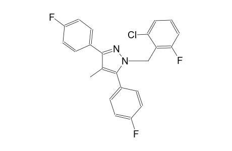 1-(2-chloro-6-fluorobenzyl)-3,5-bis(4-fluorophenyl)-4-methyl-1H-pyrazole