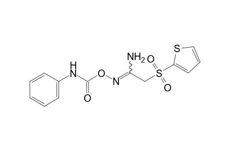 O-(phenylcarbamoyl)-2-[(2-thienyl)sulfonyl]acetamidoxime