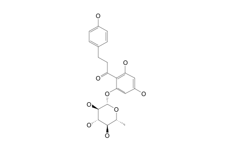 PHLORETIN-2'-O-(6-DEOXY-BETA-L-GLUCOPYRANOSIDE)