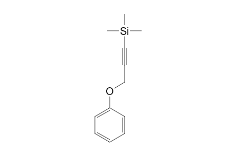 Silane, trimethyl(3-phenoxy-1-propynyl)-
