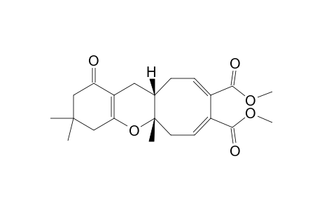 (7E,9E)-(5aS,11aS)-3,3,5a-Trimethyl-1-oxo-2,3,4,5a,6,11,11a,12-octahydro-1H-5-oxa-cycloocta[b]naphthalene-8,9-dicarboxylic acid dimethyl ester
