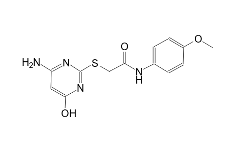 2-[(4-amino-6-hydroxy-2-pyrimidinyl)sulfanyl]-N-(4-methoxyphenyl)acetamide