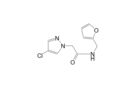 2-(4-chloro-1H-pyrazol-1-yl)-N-(2-furylmethyl)acetamide