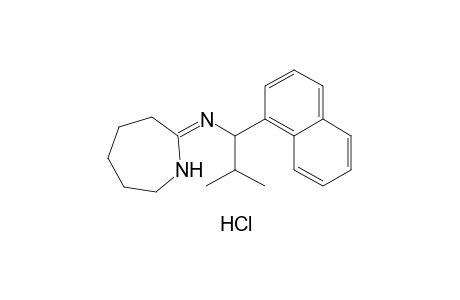 HEXAHYDRO-2-{[2-METHYL-1-(1-NAPHTHYL)PROPYL]IMINO}-1H-AZEPINE, MONOHYDROCHLORIDE