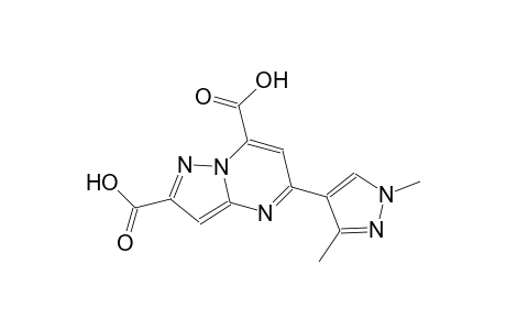 pyrazolo[1,5-a]pyrimidine-2,7-dicarboxylic acid, 5-(1,3-dimethyl-1H-pyrazol-4-yl)-