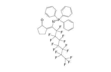 2-[1-(Triphenylphosphorylideneamino)perfluorooctylidene]cyclopentanone