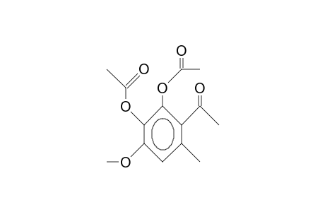 1-(2,3-Diacetoxy-4-methoxy-6-methyl-phenyl)-ethanone