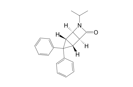 (1.alpha.,2.beta.,4.beta.,5.alpha.)-6-isopropyl-3,3-diphenyl-6-azatricyclo[3.2.0.0(2,4)]heptane-7-one