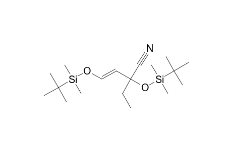 (E)-2,4-bis[(tert-butyl-dimethylsilyl)oxy]-2-ethylbut-3-enenitrile