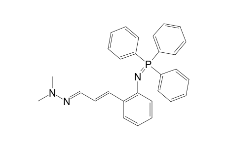 dimethyl-[[(E)-3-[2-[tri(phenyl)phosphoranylideneamino]phenyl]prop-2-enylidene]amino]amine