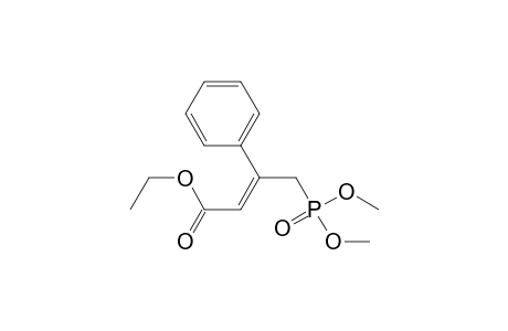 2-Butenoic acid, 4-(dimethoxyphosphinyl)-3-phenyl-, ethyl ester