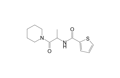 N-(1-oxidanylidene-1-piperidin-1-yl-propan-2-yl)thiophene-2-carboxamide