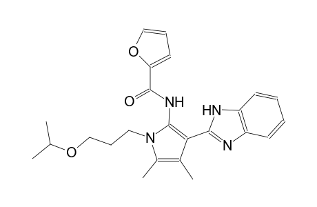 2-furancarboxamide, N-[3-(1H-benzimidazol-2-yl)-4,5-dimethyl-1-[3-(1-methylethoxy)propyl]-1H-pyrrol-2-yl]-