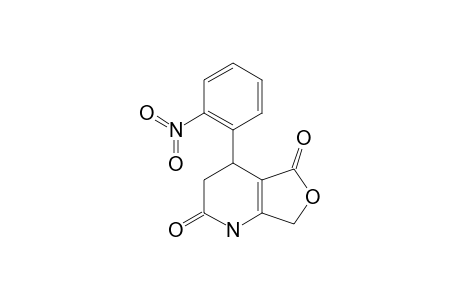 4-(2'-NITROPHENYL)-3,4-DIHYDROFURO-[3,4-B]-PYRIDINE-2,5-(1H,7H)-DIONE