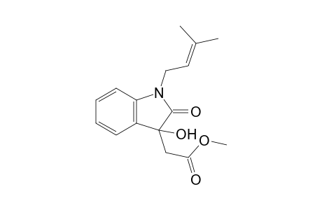 Methyl[3-hydroxy-1-(3-methyl-2-buten-1-yl)-2-oxo-2,3-dihydroindol-3-yl]acetate