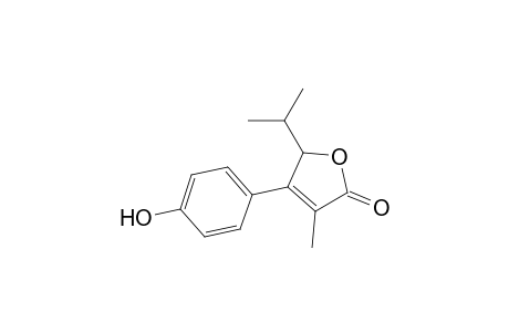 4-(4-Hydroxyphenyl)-3-methyl-5-(1-methylethyl)furan-2(5H)-one