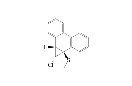 1H-Cyclopropa[l]phenanthrene, 1-chloro-1a,9b-dihydro-1a-(methylthio)-, (1.alpha.,1a.beta.,9b.beta.)-