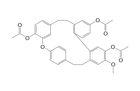 12,18-bis(acetyloxy)-19-methoxy-2-oxapentacyclo[22.2.2.1(3,7).0(10,15).0(16,21)]nonacosa-1(26),3(29),4,6,10,12,14,16,18,20,24,27-dodecaen-4-yl acetate