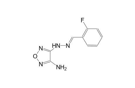 benzaldehyde, 2-fluoro-, (4-amino-1,2,5-oxadiazol-3-yl)hydrazone