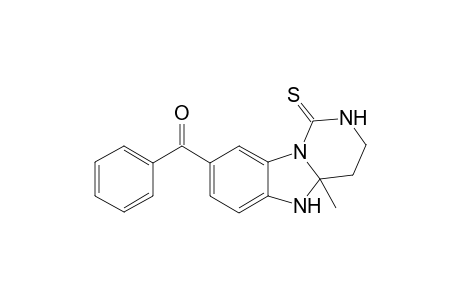 7a-Methyl-4-benzoyl-2-thioxo-(perhydro)pyrimido[3,4-b]benzimidazole