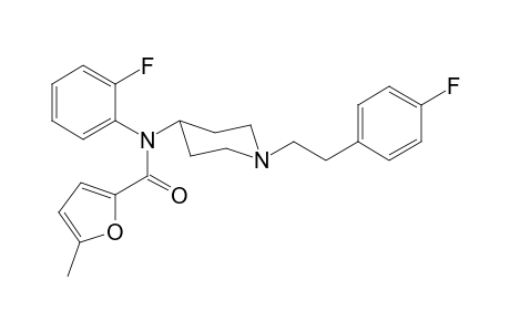 N-(2-Fluorophenyl)-N-(1-[2-(4-fluorophenyl)ethyl]piperidin-4-yl)-5-methylfuran-2-carboxamide