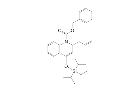 (phenylmethyl) 2-prop-2-enyl-4-tri(propan-2-yl)silyloxy-2H-quinoline-1-carboxylate