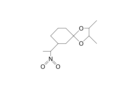 3R-(2-Nitro-ethyl)-cyclohexanone 2R,3R-butanediol acetal isomer 1