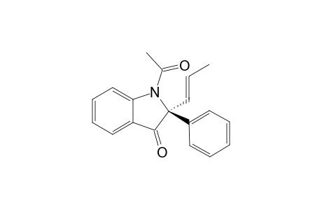 (R)-1-Acetyl-2-allyl-2-phenylindolin-3-one