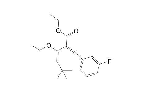 Ethyl (2E,3E)-3-Ethoxy-2-(3-fluorobenzylidene)-5,5-dimethylhex-3-enoate