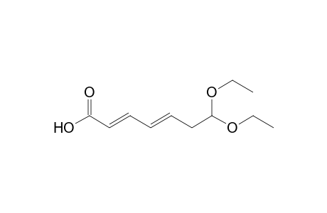 (2E,4E)-7,7-Ethoxyhept-2,4-dienoic acid