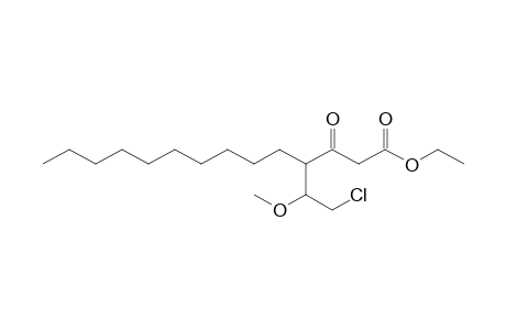1-(Ethoxycarbonyl)-5-chloro-4-methoxy-3-decylpentan-2-one