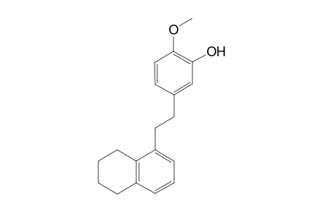 1-(3'-Hydroxy-4'-methoxyphenyl)ethyl-5,6,7,8-tetrahydronapthalene