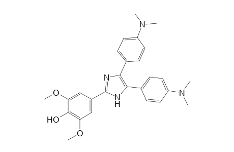 4-(4,5-bis(4-(dimethylamino)phenyl)-1H-imidazol-2-yl)-2,6-dimethoxyphenol