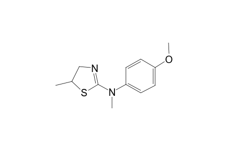 5-Methyl-2-(N-methyl-p-methoxyphenylamino)-2-thiazoline