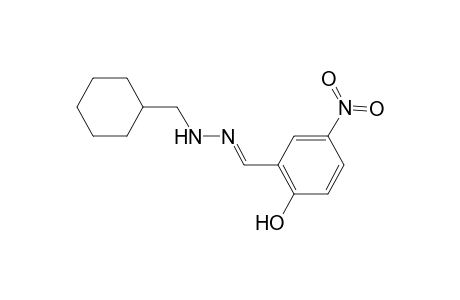 Hydrazine, N1-cyclohexylmethyl-N2-(2-hydroxy-5-nitrobenzylideno)-