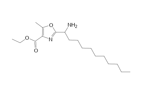 2-(1-Aminoundecyl)-5-methyl-oxazole-4-carboxylic acid ethyl ester