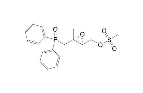 [(2S,3R)-3-(diphenylphosphorylmethyl)-3-methyl-oxiran-2-yl]methyl methanesulfonate