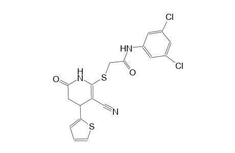 acetamide, 2-[[3-cyano-1,4,5,6-tetrahydro-6-oxo-4-(2-thienyl)-2-pyridinyl]thio]-N-(3,5-dichlorophenyl)-