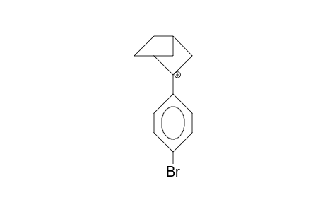 2-P-Bromo-phenyl-2-norbornyl cation