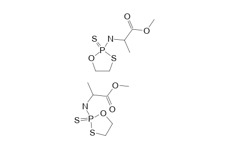 N-(2-THIONO-1,3,2-OXATHIAPHOSPHOLANYL)-ALANINE-METHYLESTER