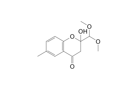 2-(Dimethoxymethyl)-2-hydroxy-6-methylchromanone