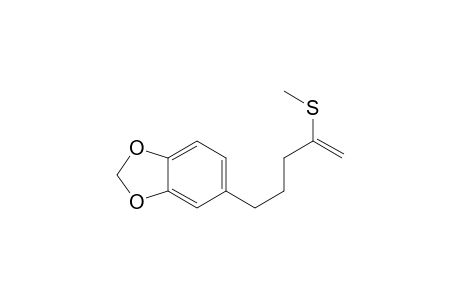 5-(4-Methylsulfanylpent-4-enyl)-1,3-benzodioxole